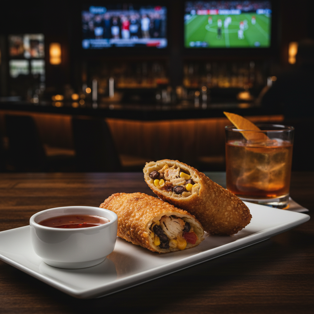 Southwest Eggrolls at 404 Sports Bar and Grill near Southlake Mall Morrow GA Atlanta